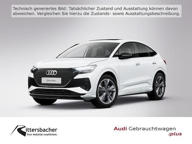 Gletscherweiß metallic Gebraucht 2023 Audi Q4 Sportback e-tron Ambiente SUV | 35.480 € (Guter Preis) - Bild 1/4