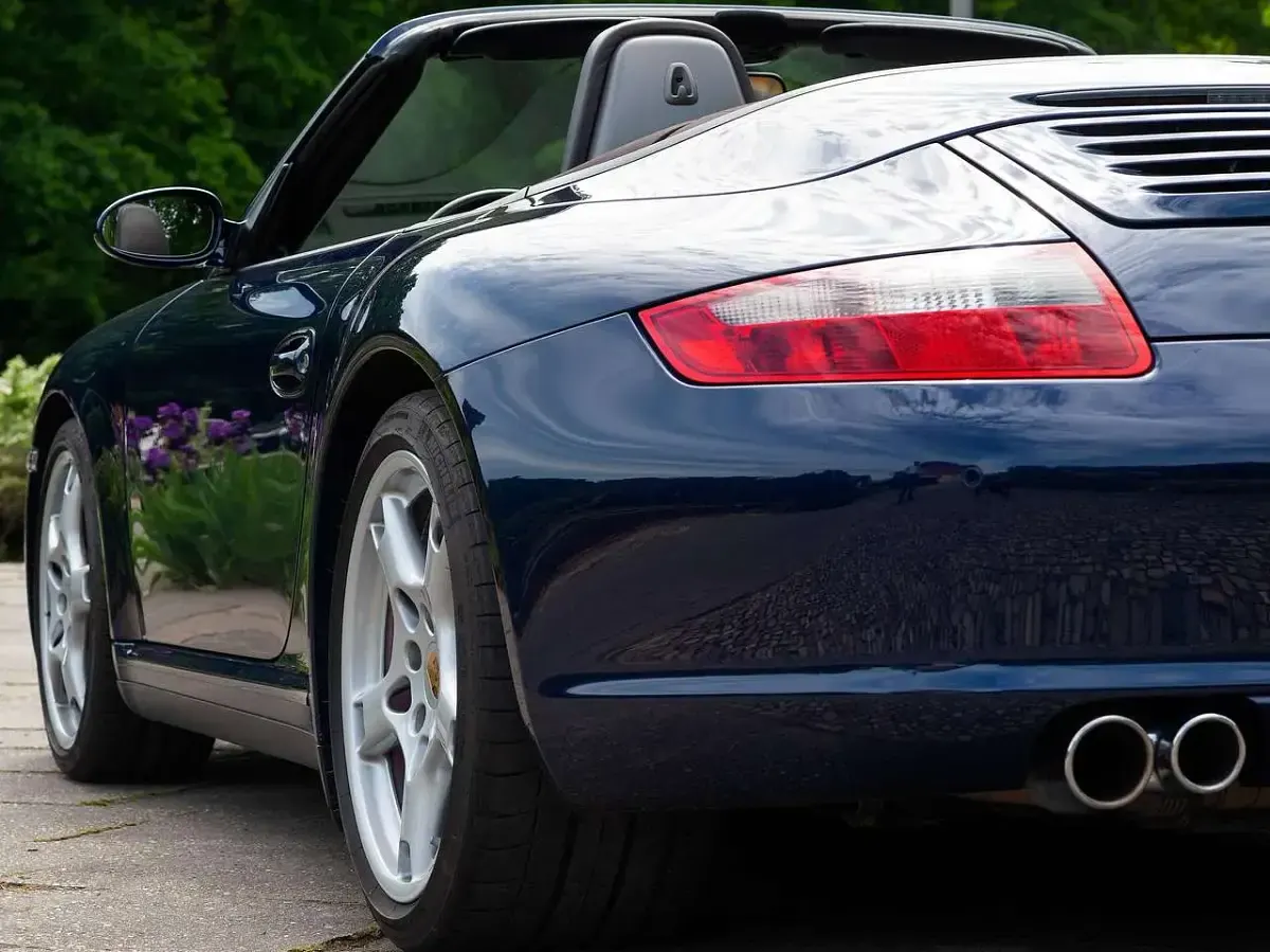 Gebraucht Porsche 997 381 PS (280 kW) 2006 Blau Cabrio