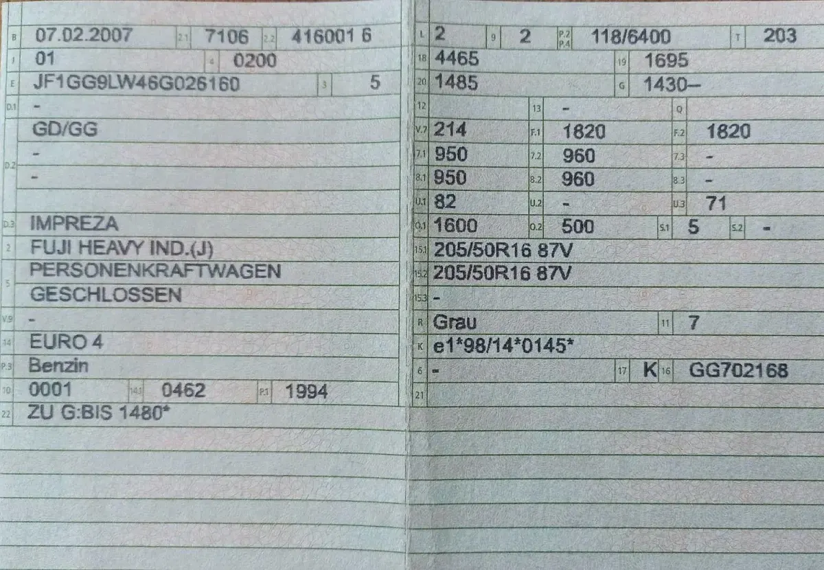 Gebraucht Subaru Impreza 160 PS (117 kW) 2007 Silber Kombi