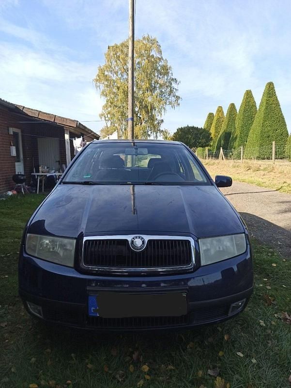 Blau Gebraucht 2002 Skoda Fabia Kleinwagen | 347 € - Bild 1/4