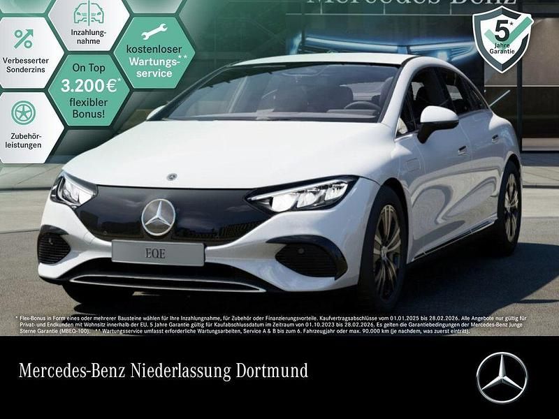 Weiß Gebraucht 2024 Mercedes EQE300 Advanced Limousine | 42.990 € - Bild 1/3