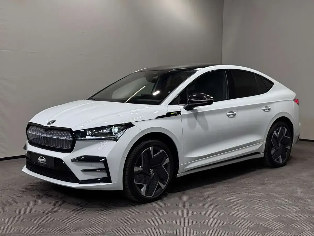 Gebraucht Skoda Enyaq iV RS 250 kW (340 PS) 2024 Moonweiss metallic SUV