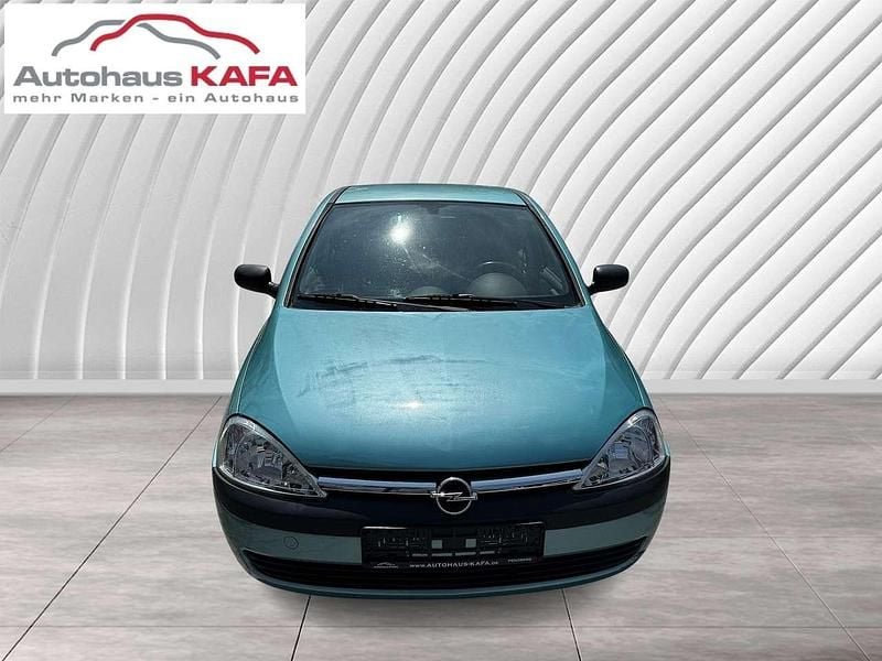 Grün Gebraucht 2003 Opel Corsa Njoy Limousine | 1.400 € (Fairer Preis) - Bild 1/4