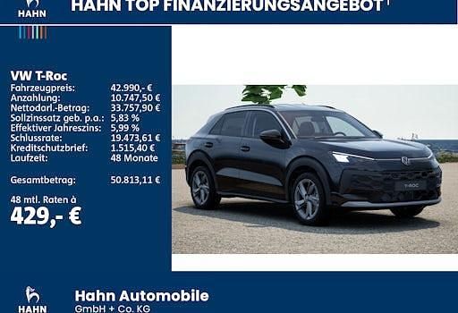 Neu VW T-Roc Style 150 PS (110 kW) 2026 Grau SUV