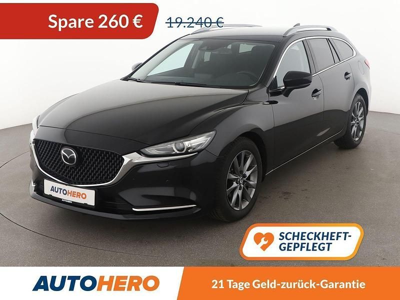 Schwarz Gebraucht 2020 Mazda 6 Exclusive-Line Kombi | 18.980 € (Etwas zu teuer) - Bild 1/3