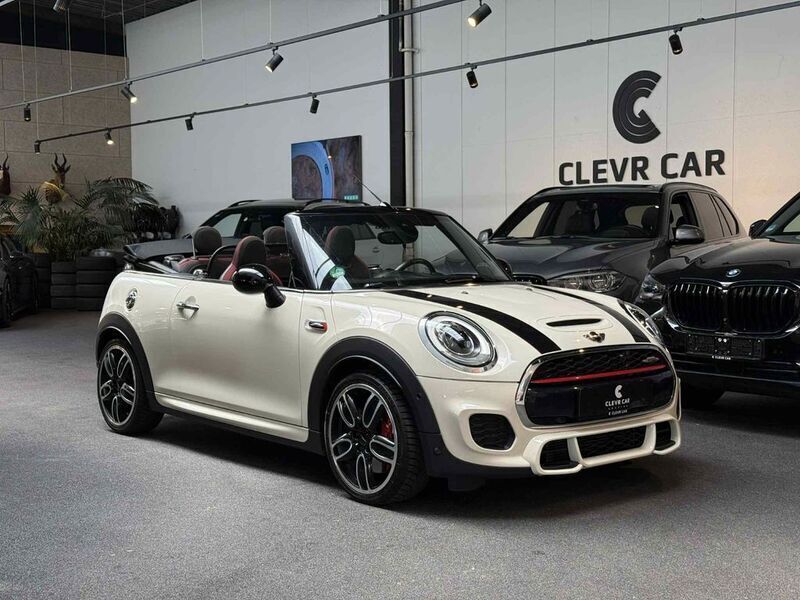 Weiß Gebraucht 2017 Mini John Cooper Works Cabriolet Cabrio | 26.404 € (Etwas zu teuer) - Bild 1/4