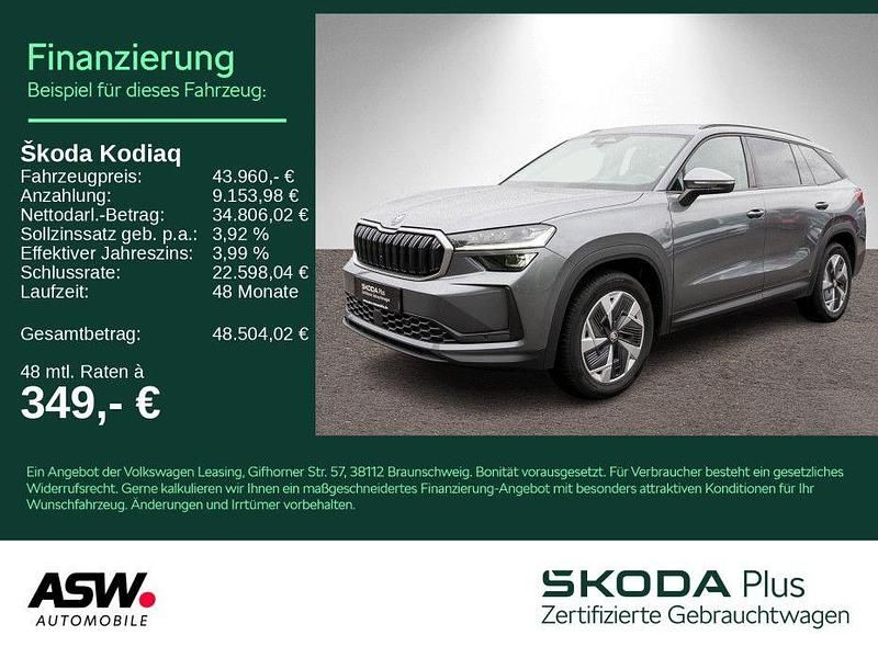 Graphitegrau metallic Gebraucht 2025 Skoda Kodiaq Selection SUV | 43.960 € (Superpreis) - Bild 1/4