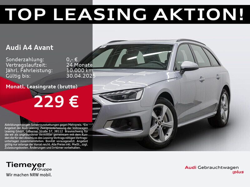 Florettsilber metallic Gebraucht 2024 Audi A4 Advanced Plus Kombi | 36.990 € (Etwas zu teuer) - Bild 1/4