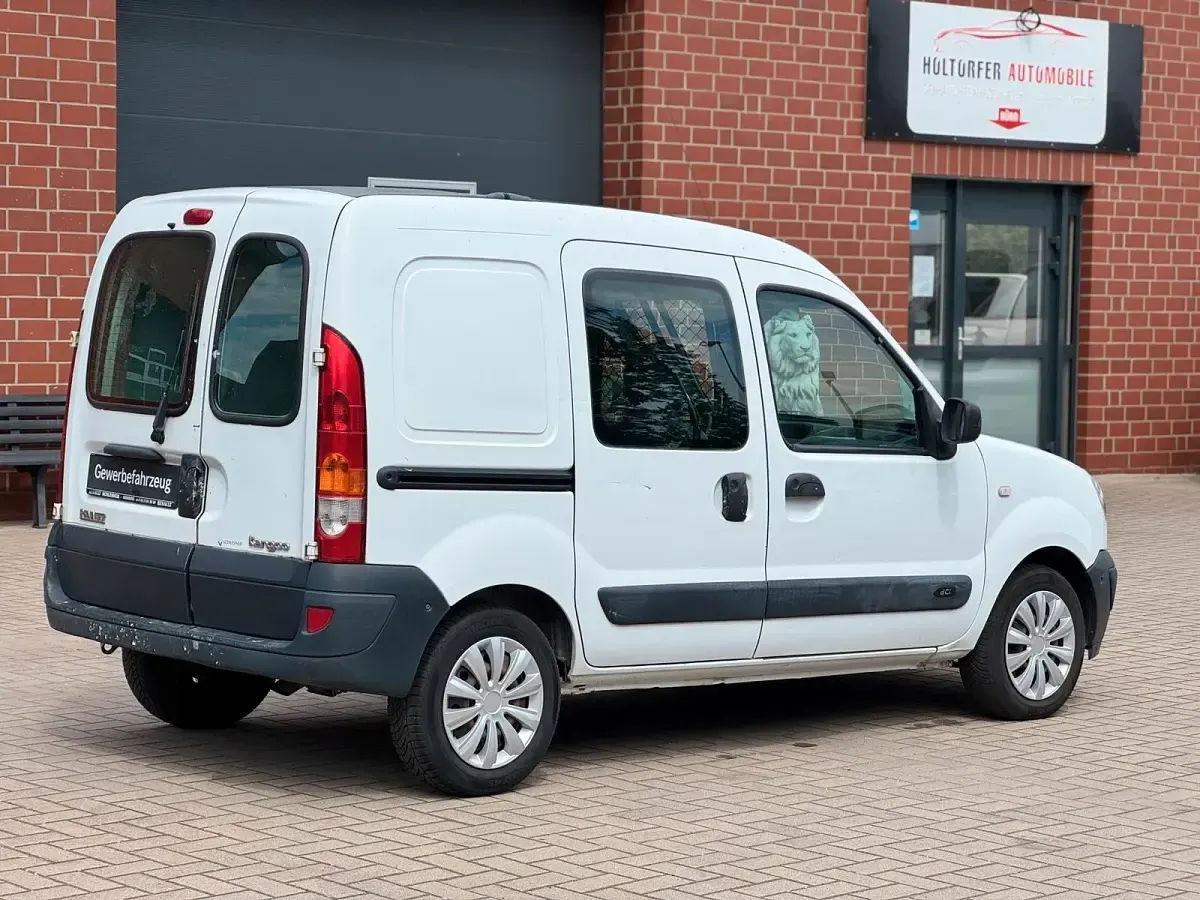 Gebraucht Renault Kangoo 68 PS (50 kW) 2008 Weiß Van / Kleinbus