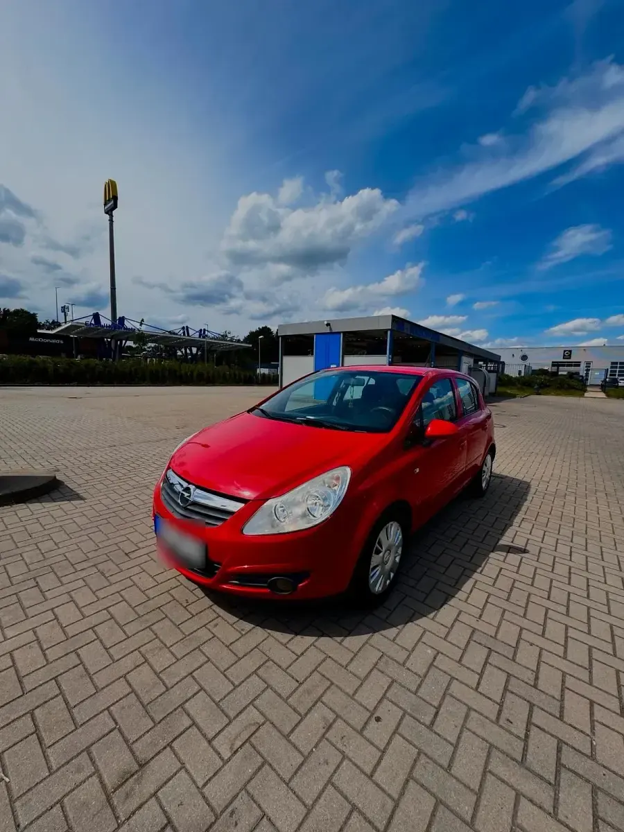 Gebraucht Opel Corsa 80 PS (58 kW) 2007 Rot Kleinwagen