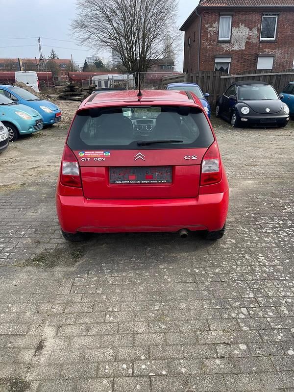 Gebraucht Citroën C2 109 PS (80 kW) 2009 Rot Kleinwagen