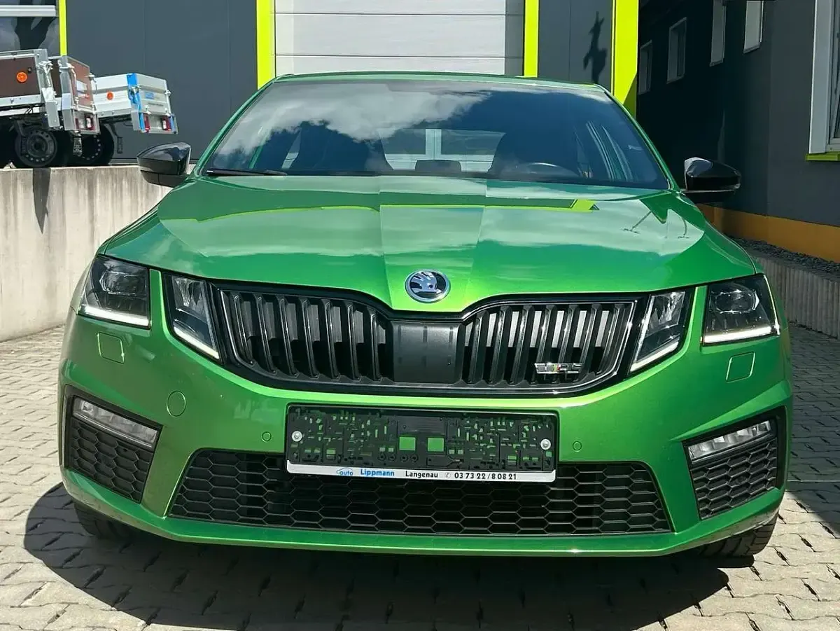 Gebraucht Skoda Octavia RS 230 PS (169 kW) 2018 Rallyegrün metallic Limousine