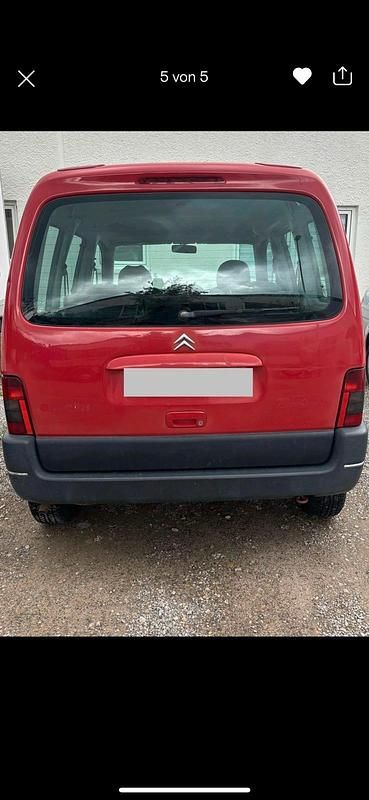 Rot Gebraucht 2000 Citroën Berlingo Van / Kleinbus | 500 € (Superpreis) - Bild 1/3