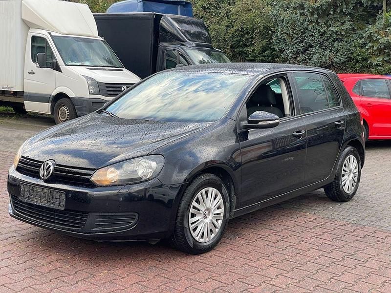 Schwarz Gebraucht 2010 VW Golf VI Trendline Limousine | 3.999 € (Guter Preis) - Bild 1/4
