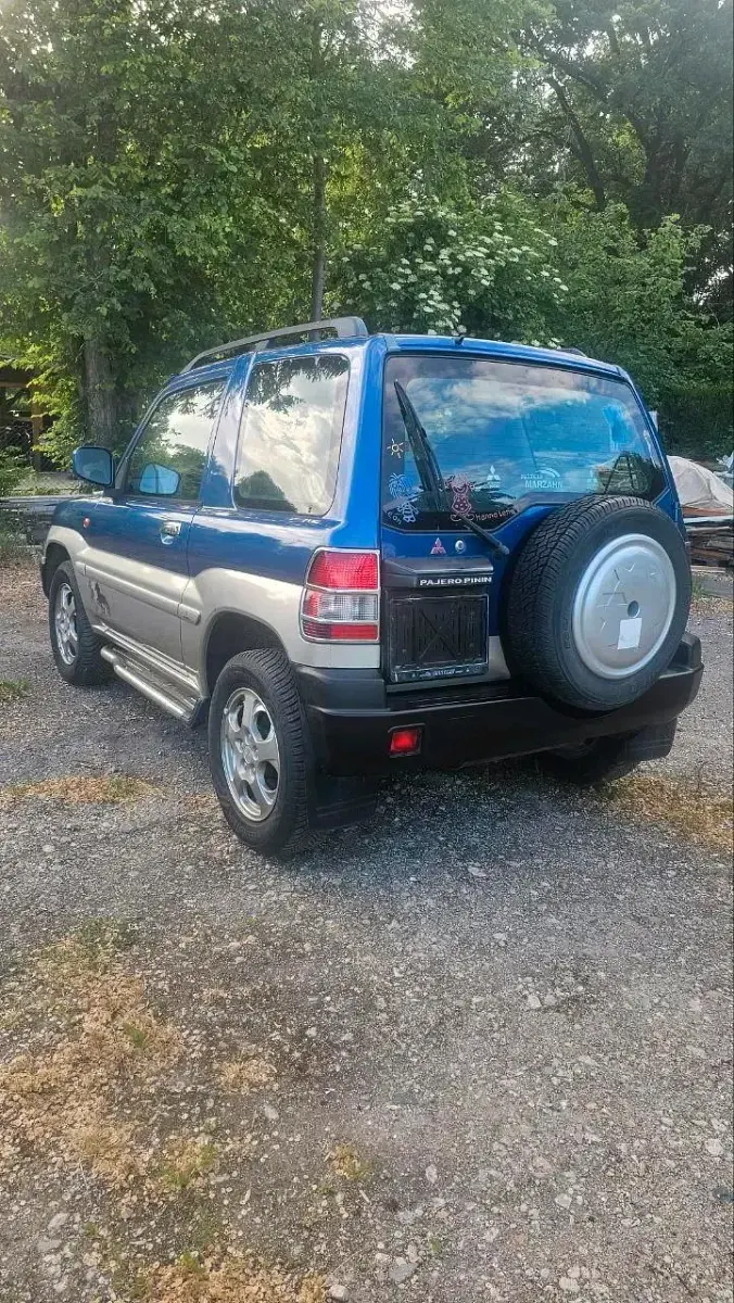 Gebraucht Mitsubishi Pajero 120 PS (88 kW) 2001 Blau SUV