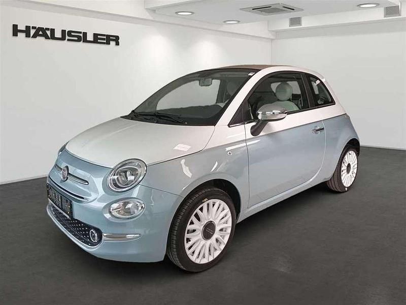 Weiß (gelato weiß/tau grün bicolorelackierung) Gebraucht 2024 Fiat 500C Collezione Cabrio | 21.390 € - Bild 1/4