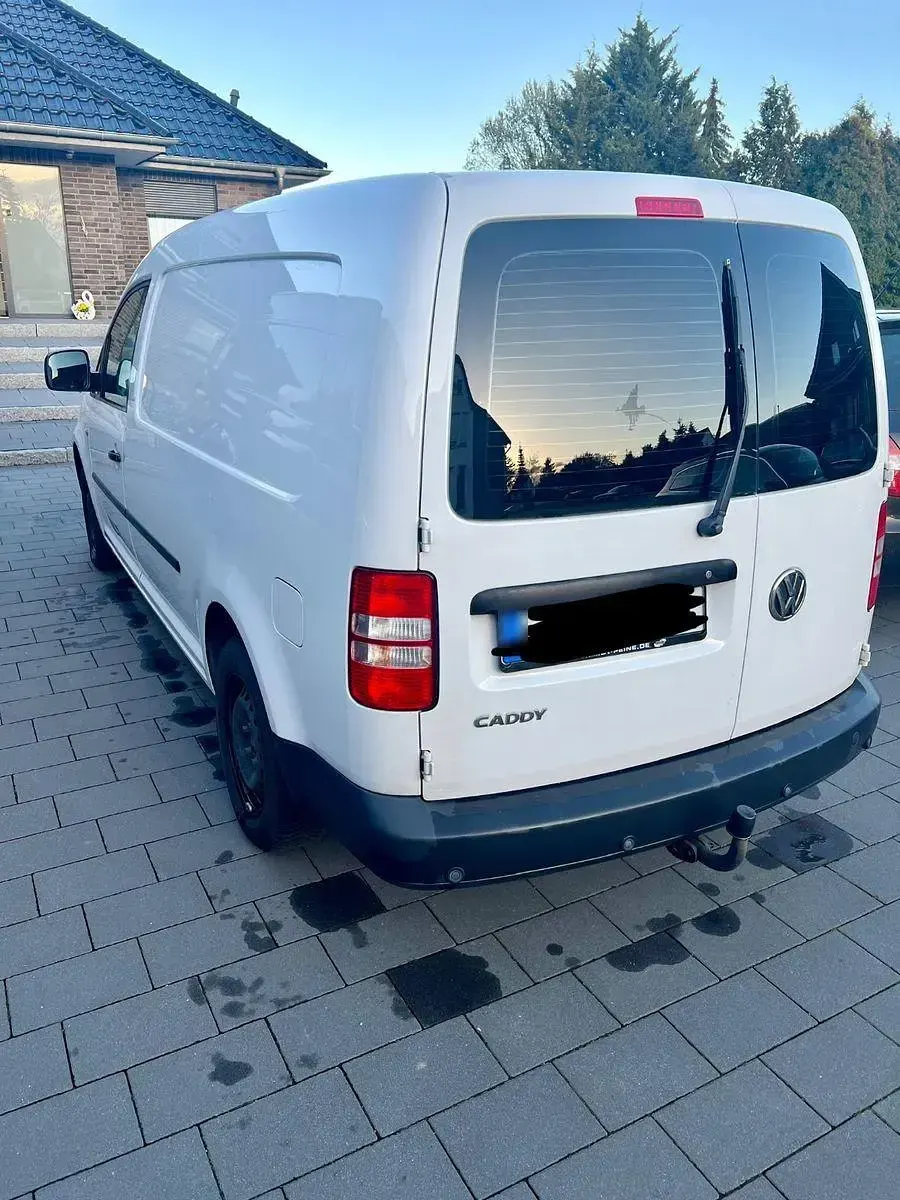 Gebraucht VW Caddy Maxi 105 PS (77 kW) 2012 Weiß Van / Kleinbus