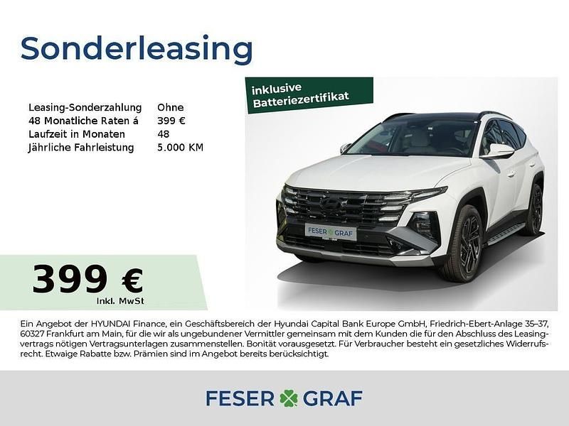 Serenity white Gebraucht 2025 Hyundai Tucson Prime SUV | 43.490 € (Fairer Preis) - Bild 1/4
