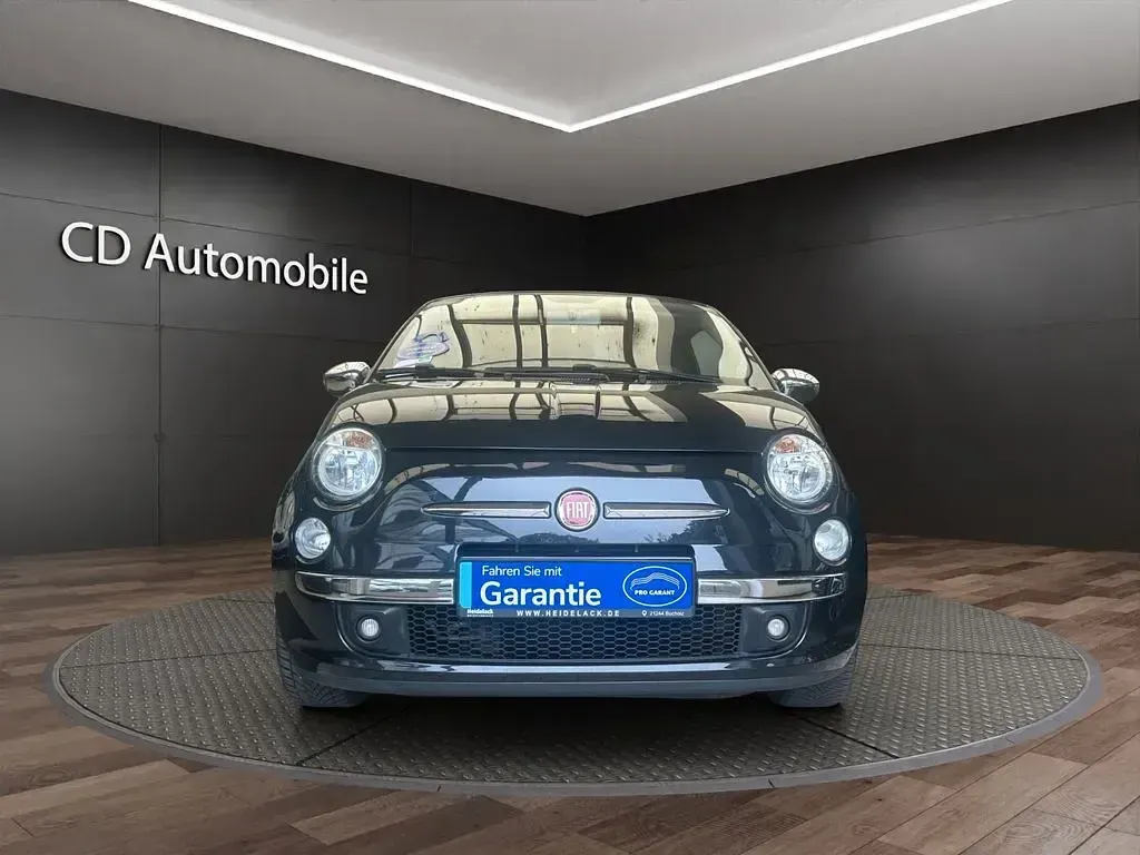 Gebraucht Fiat 500 Lounge 69 PS (50 kW) 2012 Schwarz Cabrio