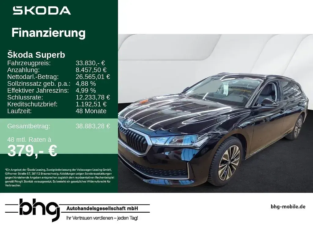 Brugt Skoda Superb Selection 150 HK (110 kW) 2025 Stationcar