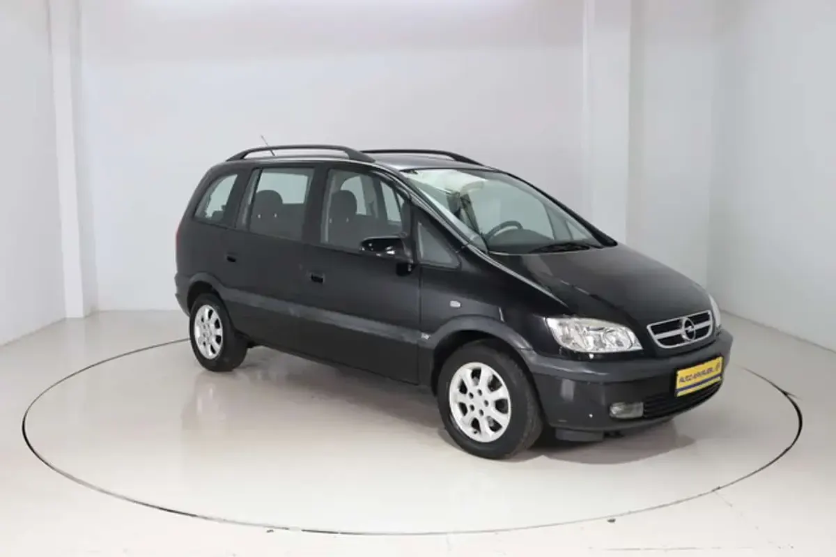 Gebraucht Opel Zafira 125 PS (91 kW) 2003 Schwarz Van / Kleinbus