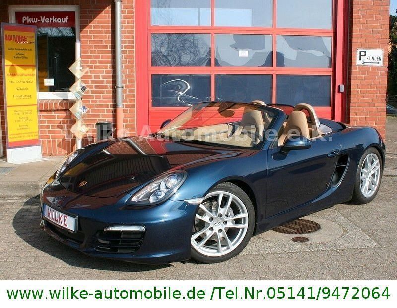 Gebraucht Porsche Boxster Basis 265 PS (194 kW) 2013 Blau Cabrio