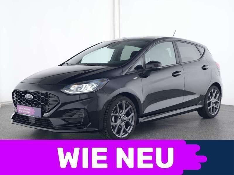 Obsidian schwarz Gebraucht 2023 Ford Fiesta ST-Line Kleinwagen | 16.768 € (Guter Preis) - Bild 1/4