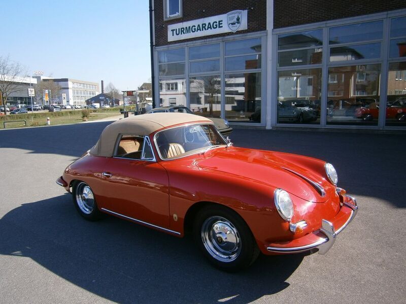 Rot Gebraucht 1961 Porsche 356 Cabrio | 99.260 € - Bild 1/4