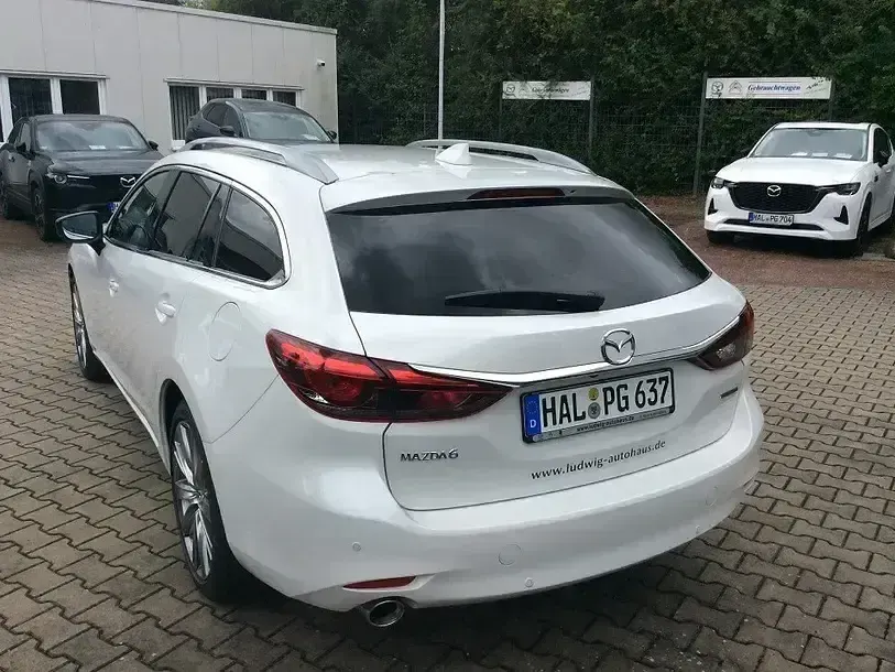 Brugt Mazda 6 Exclusive-Line 165 HK (121 kW) 2024 Hvid Stationcar