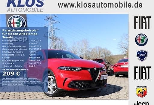 Gebraucht Alfa Romeo Tonale Sprint 131 PS (96 kW) 2023 Rot SUV