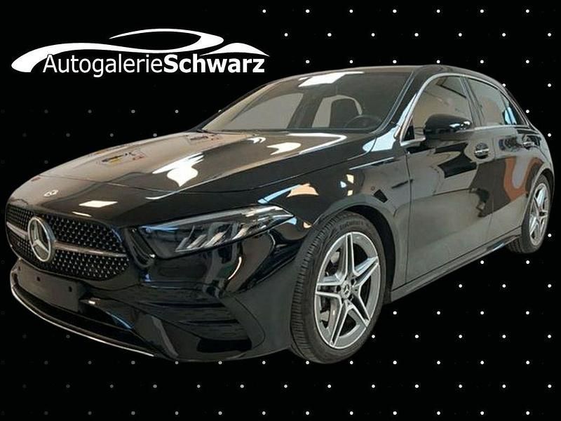 Amg nachtschwarz Gebraucht 2024 Mercedes A200 AMG line Limousine | 29.300 € (Guter Preis) - Bild 1/3
