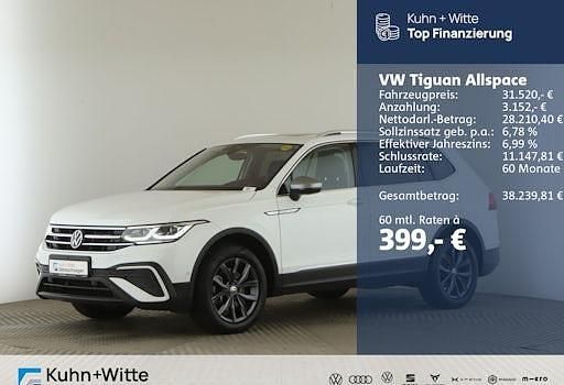 Gebraucht VW Tayron Life 200 PS (147 kW) 2022 Weiß SUV