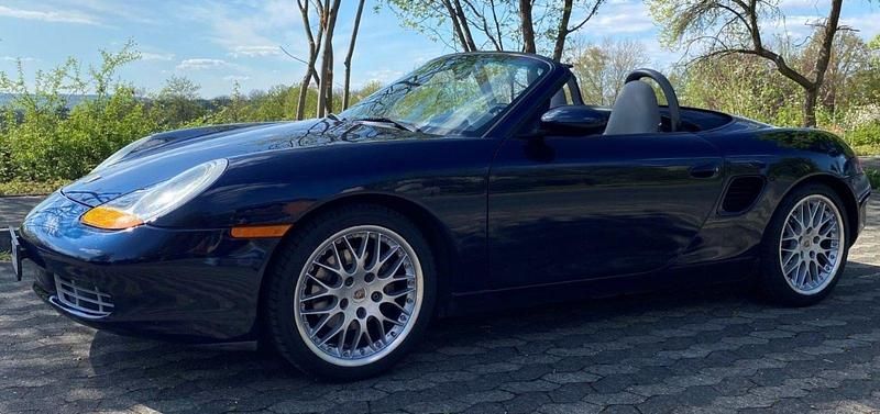 Gebraucht Porsche Boxster 204 PS (150 kW) 1999 Blau Cabrio