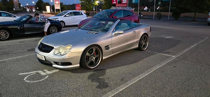 Silber Gebraucht 2002 Mercedes SL500 Cabrio | 10.000 € (Superpreis) - Bild 1/4