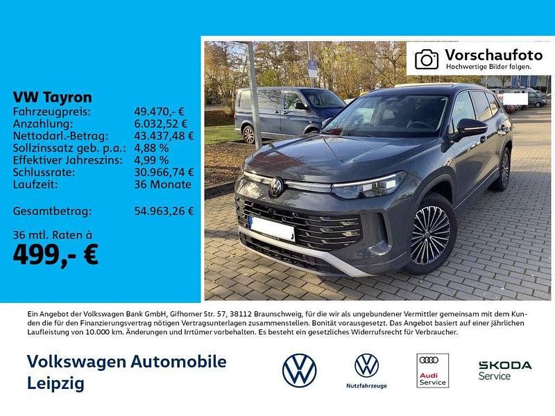 Grau Gebraucht 2025 VW Tayron Elegance SUV | 49.470 € (Teuer) - Bild 1/3