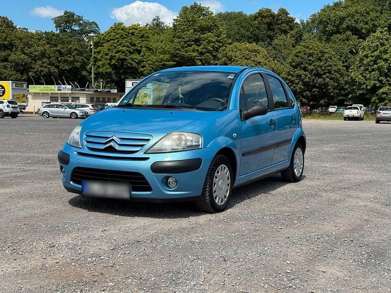 Blau Gebraucht 2008 Citroën C3 Kleinwagen | 500 € (Superpreis) - Bild 1/4