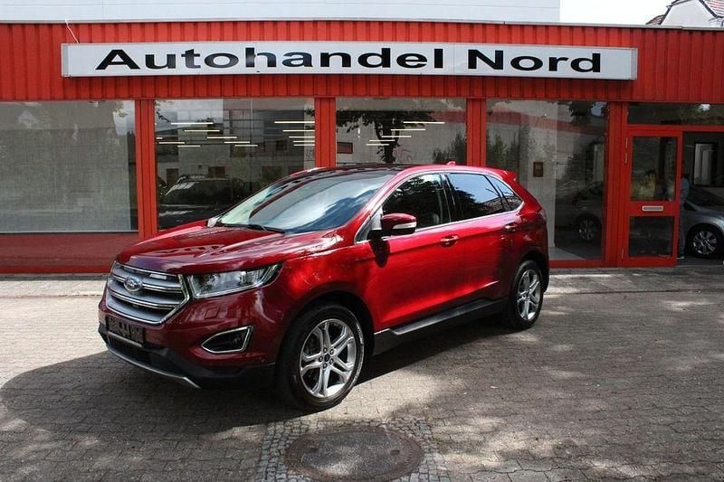 Rot Gebraucht 2017 Ford Edge Titanium SUV | 19.950 € (Guter Preis) - Bild 1/4