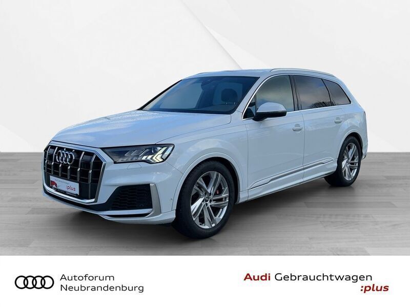 Gletscherweiß metallic Gebraucht 2020 Audi SQ7 Ambiente SUV | 52.949 € (Superpreis) - Bild 1/4