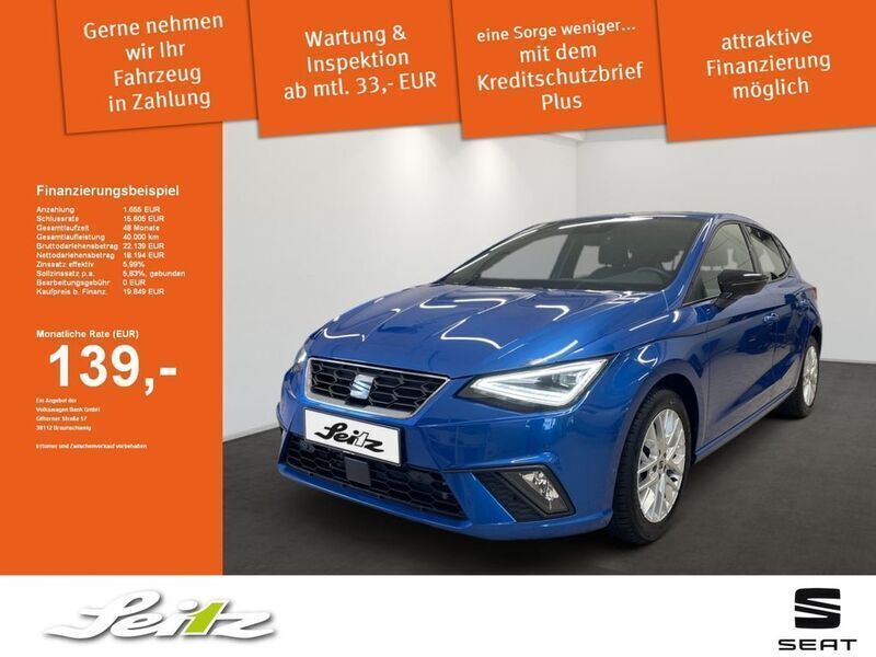 Saphirblau Gebraucht 2024 Seat Ibiza FR Limousine | 19.849 € (Fairer Preis) - Bild 1/3