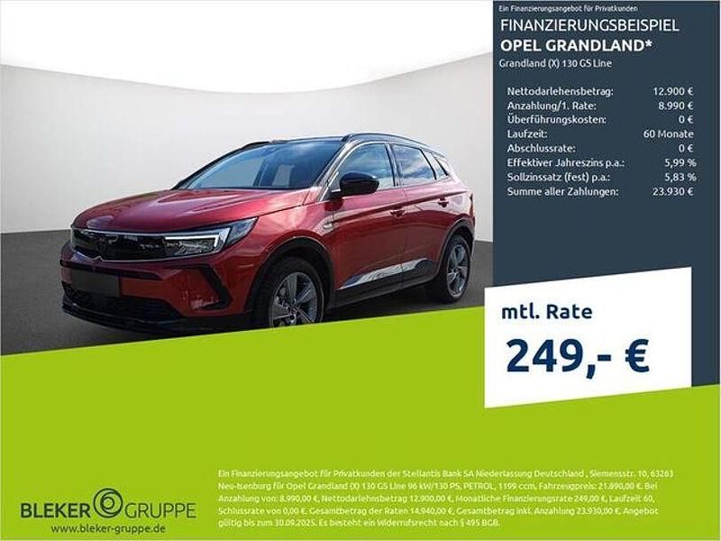 Rot Gebraucht 2023 Opel Grandland X GS Line SUV | 20.280 € (Superpreis) - Bild 1/3