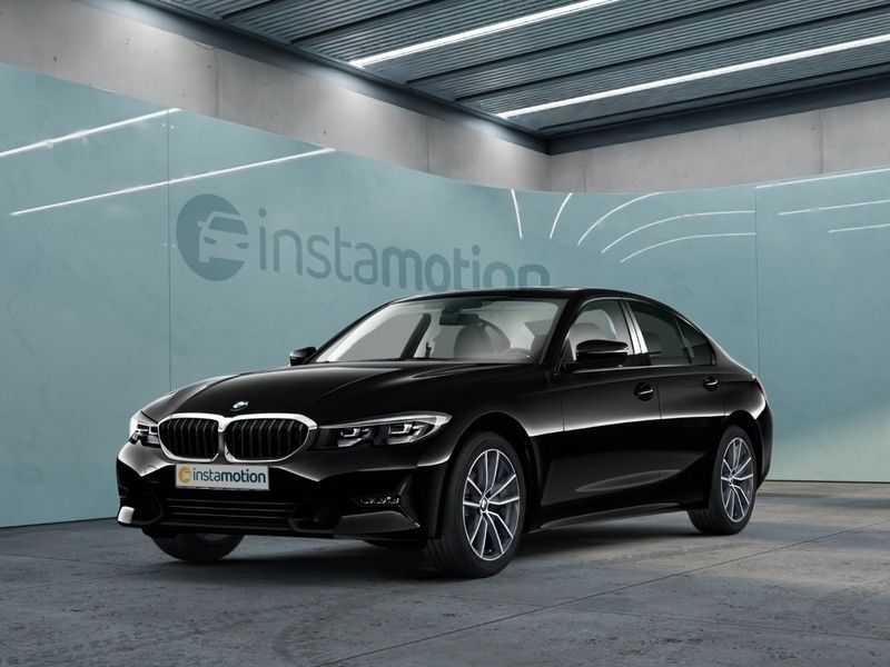 Schwarz Gebraucht 2021 BMW 330 Sport Line Limousine | 33.350 € (Fairer Preis) - Bild 1/4