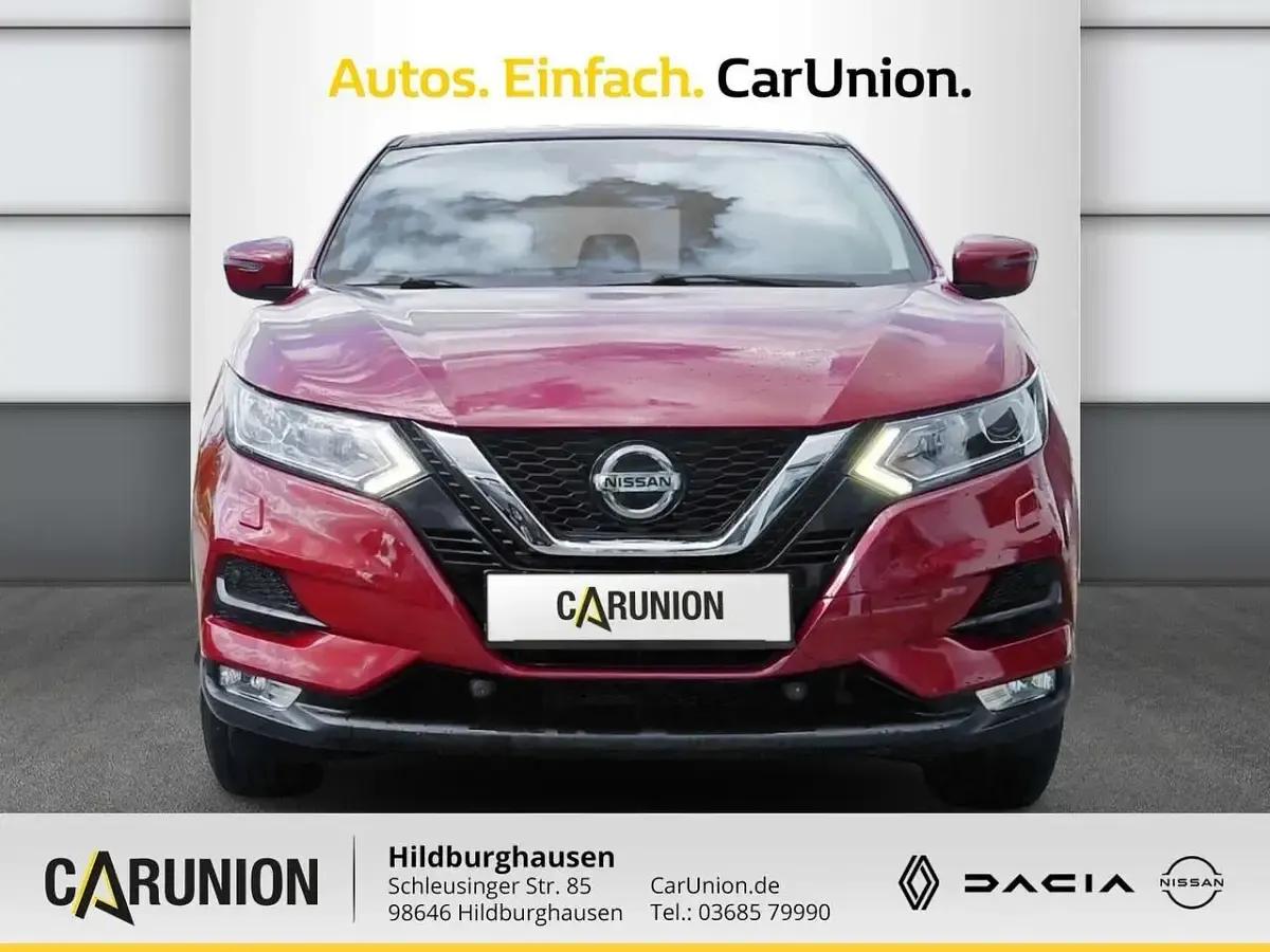 Gebraucht Nissan Qashqai Tekna 116 PS (85 kW) 2018 Rot SUV