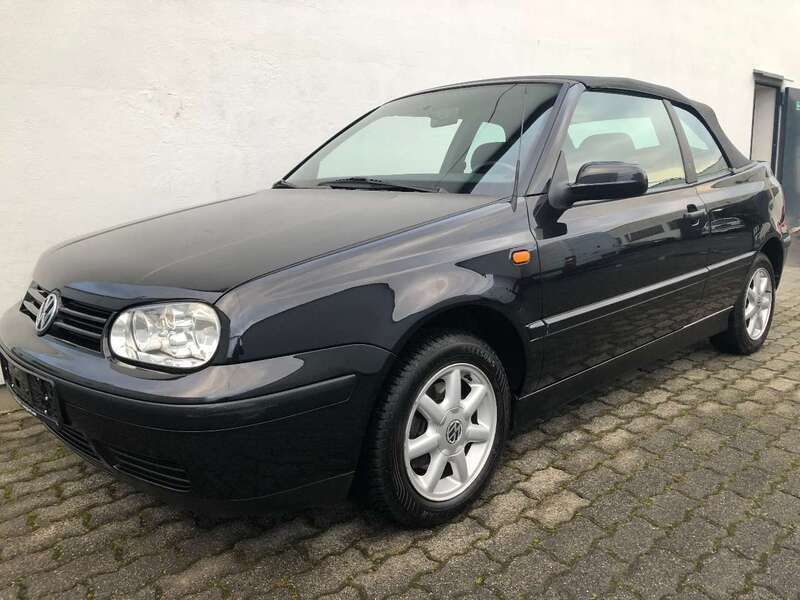 Schwarz Gebraucht 1999 VW Golf Cabriolet Classicline Cabrio | 2.990 € (Fairer Preis) - Bild 1/4