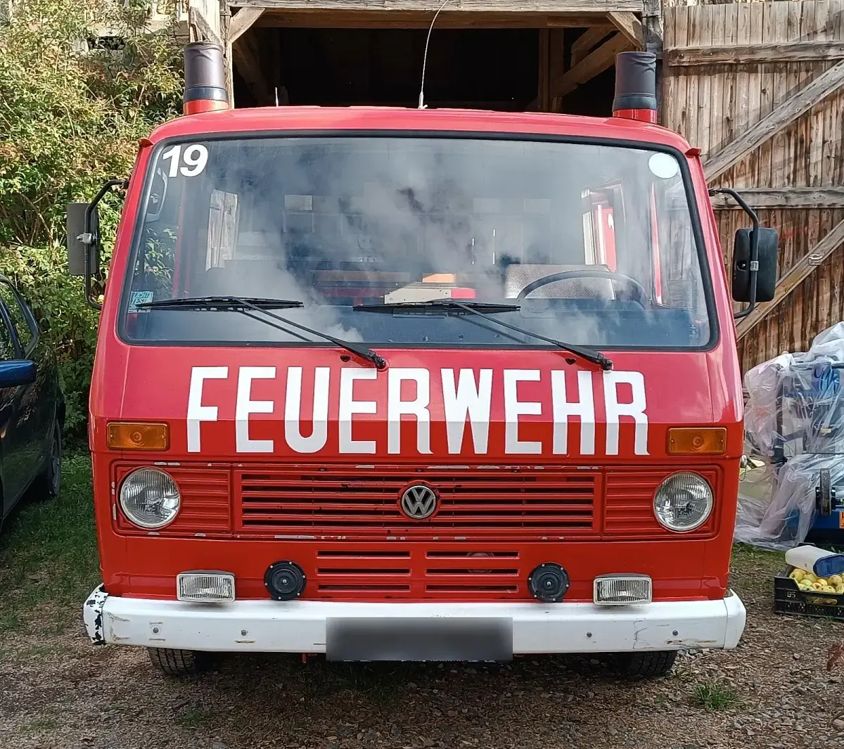 Gebraucht VW LT 75 PS (55 kW) 1982 Rot Van / Kleinbus