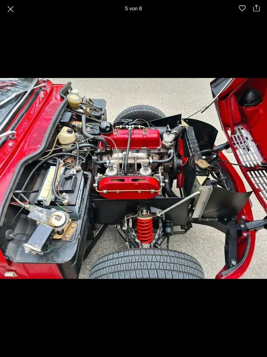 Gebraucht Triumph Spitfire 68 PS (50 kW) 1970 Rot Cabrio