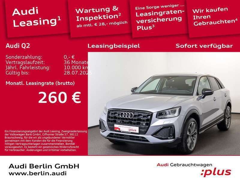 Gebraucht Audi Q2 Advanced Plus 150 PS (110 kW) 2024 Florettsilber metallic SUV
