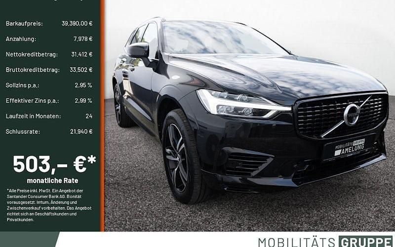 Schwarz Gebraucht 2021 Volvo XC60 R-Design SUV | 39.390 € (Superpreis) - Bild 1/4