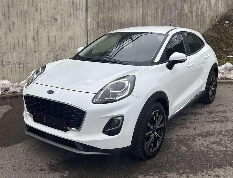 Gebraucht Ford Puma Titanium 125 PS (91 kW) 2021 Frost weiß SUV