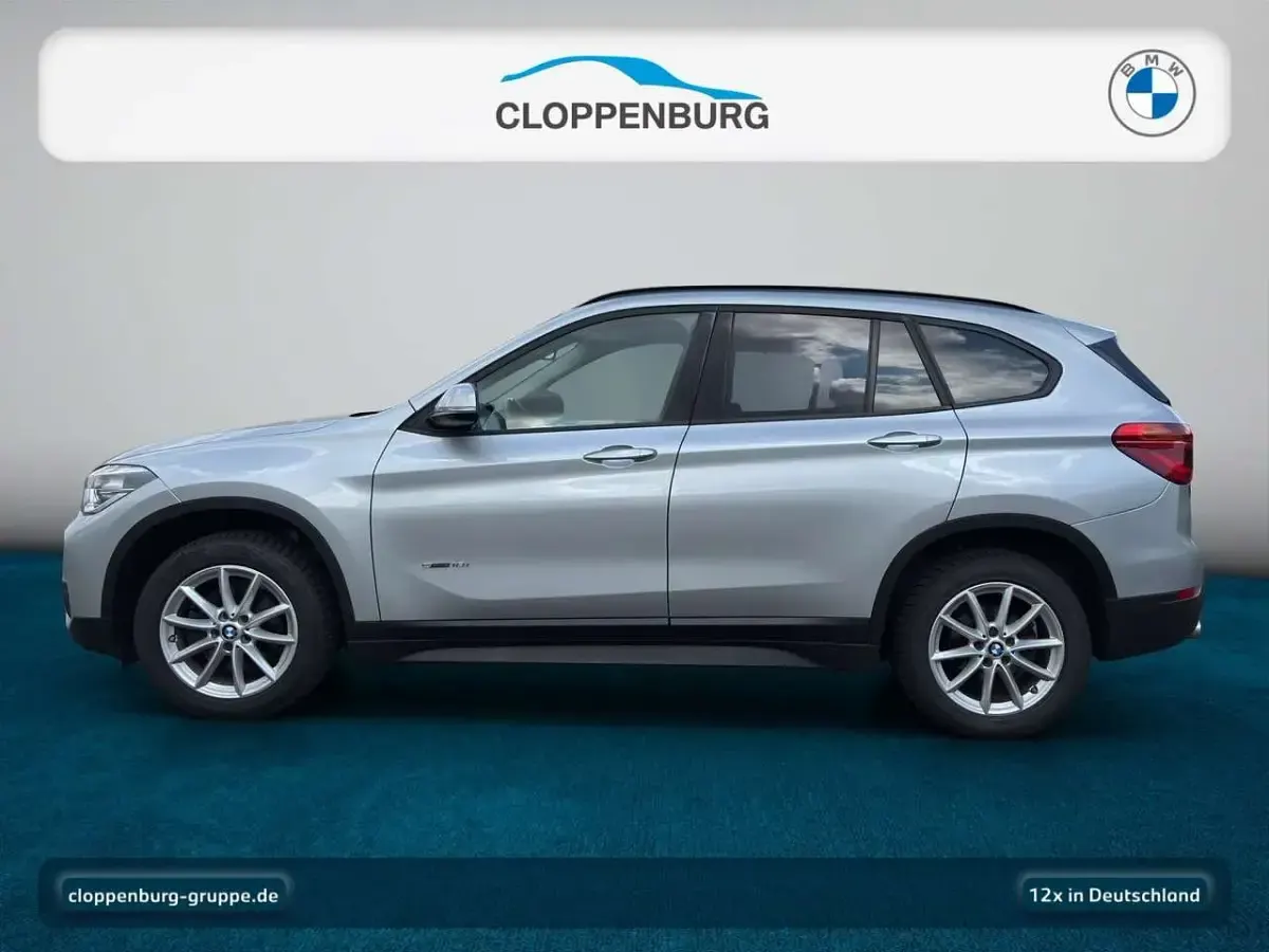 Second-hand BMW X1 Advantage 140 CP (102 kW) 2018 Argintiu SUV