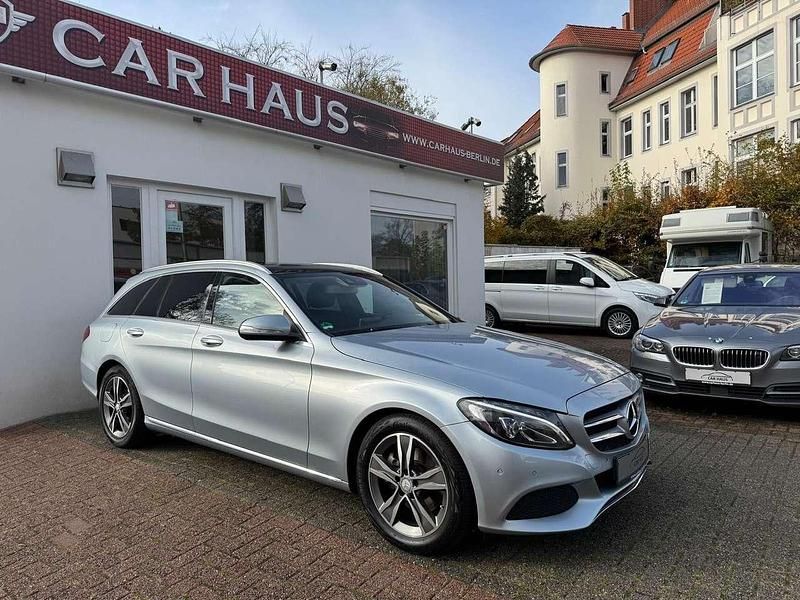 Silber Gebraucht 2015 Mercedes C220 Avantgarde Kombi | 14.780 € (Guter Preis) - Bild 1/4